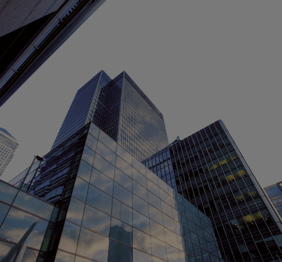 Moderne Architektur mit Glasfassade